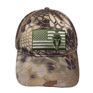 Spartan American Flag Stapback Baseball Cap Multicolor OS Adjustable Kryptek